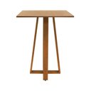 Ver imagem 2 de Mesa Bistrô Madri Madeira Maciça e Tampo Quadrado - Amêndoa - Tampo 80x80 Laminado Cinamomo