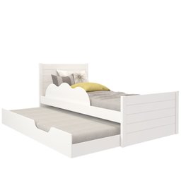 Bicama Infantil em MDF com Estrado Fixo Nina - 3