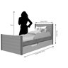 Bicama Infantil em MDF com Estrado Fixo Nina - 4