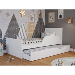 Bicama Infantil em MDF com Estrado Fixo Nina