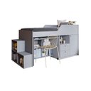 Ver imagem 4 de Cama Infantil Multifuncional com Escrivaninha e Escada 