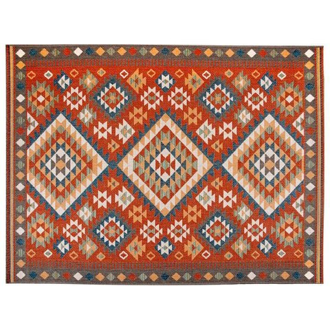 Tapete Sisal Aurora 06 Vermelho - 2,50 x 3,00 - Edantex