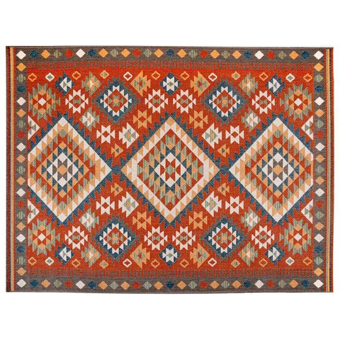 Tapete Sisal Aurora 06 Vermelho - 2,50 X 3,00 - Edantex