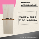 Ver imagem 5 de Porta de Correr em Madeira Amescla com Trilho e Ferragens Inclusas – 2,10 X 0,70