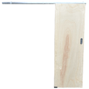 Ver imagem 1 de Porta de Correr em Madeira Amescla com Trilho e Ferragens Inclusas – 2,10 X 0,70