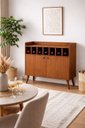 Ver imagem 1 de Buffet Aparador Adega 2 Portas Retrô Itália 90cm Arbo Design