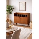 Ver imagem 1 de Buffet Aparador Adega 2 Portas Retrô Itália 90cm Arbo Design