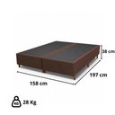 Ver imagem 2 de Base Box Queen Size Prince Sued 50 x 158 x 197cm