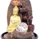Ver imagem 4 de Fonte De Água Decorativa Pequena Relaxante Cascata 1916