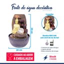 Ver imagem 6 de Fonte De Água Decorativa Pequena Relaxante Cascata 1916