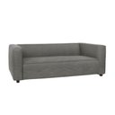 Ver imagem 2 de Sofá Namoradeira Amsterdam 1,40m Suede Cinza - Inova Decorações