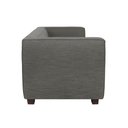 Ver imagem 3 de Sofá Namoradeira Amsterdam 1,40m Suede Cinza - Inova Decorações