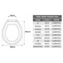 Ver imagem 2 de Assento Sanitario Tigre Suavit Almofadado Caramelo 300