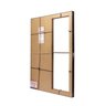 Porta de Aluminio Balcão 210x160cm 2 Folhas com Vidro Liso e Batente 7,9cm Cristal Ultra Ramassol - 6