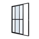 Ver imagem 3 de Porta de Aluminio Balcão 210x160cm 2 Folhas com Vidro Liso e Batente 7,9cm Cristal Ultra Ramassol