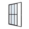 Porta de Aluminio Balcão 210x160cm 2 Folhas com Vidro Liso e Batente 7,9cm Cristal Ultra Ramassol - 3