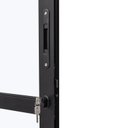 Ver imagem 5 de Porta de Aluminio Balcão 210x160cm 2 Folhas com Vidro Liso e Batente 7,9cm Cristal Ultra Ramassol