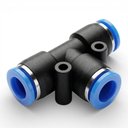 Ver imagem 3 de Conexão União Emenda em "t" 10mm Pu Pneumática Engate Rápido - 10 Peças