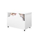 Ver imagem 3 de Baú Infantil Organizador de Brinquedos Nuvem Branco
