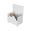 Ver imagem 5 de Baú Infantil Organizador de Brinquedos Nuvem Branco