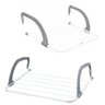 Mini Varal Portátil Secador de Roupas Janelas Varanda Porta Box Banheiro Lavanderia - 4
