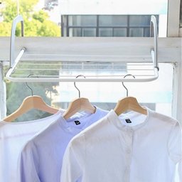 Mini Varal Portátil Secador de Roupas Janelas Varanda Porta Box Banheiro Lavanderia - 5