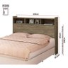 Cabeceira Quarto Melissa Queen 160 Cm Noce Noce - 2