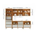 Ver imagem 3 de Cozinha Modulada 5 Peças Freijó Off White