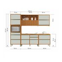 Ver imagem 2 de Cozinha Modulada 5 Peças Freijó Off White
