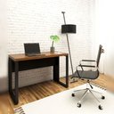 Ver imagem 1 de Mesa Escrivaninha Industrial 90cm X 60cm Pés Metal F5 Office