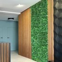 Ver imagem 1 de 22 Placas Artificiais Samambaia Realista para Parede Verde, Fachada e Hall de Entrada Fácil Instalaç