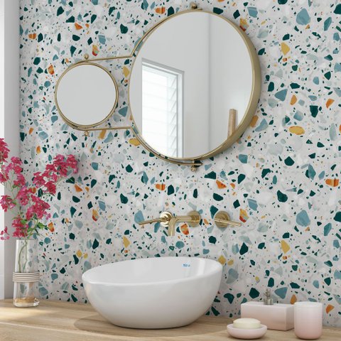 Papel de Parede Adesivo Granilite New Vibe Lavável Fosco 10m