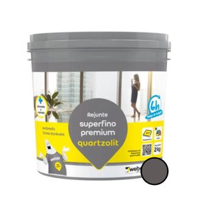 Rejunte Porcelanato Box Pisos Saunas 2Kg Quartzolit Onix