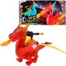 Brinquedo Dragão Dinossauro 3 Cabeças com Luz Som Movimento - 1