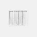 Ver imagem 2 de Janela de Alumínio de Correr 100x200cm 4 Folhas Grade Plus Lux Esquadrias