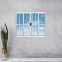 Ver mais imagens de Janela de Alumínio de Correr 100x200cm 4 Folhas Grade Plus Lux Esquadrias