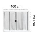 Ver imagem 4 de Janela de Alumínio de Correr 100x200cm 4 Folhas Grade Plus Lux Esquadrias