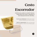 Ver imagem 7 de Cuba Cozinha Gourmet Única Aço Inox Dourado Escovado com Acessórios