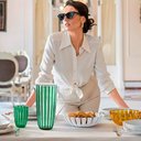 Ver imagem 1 de Fruteira de Mesa em Bio Plástico Não Fóssil 25 X H6,5 Cm - Dolcevita - Turquesa - Guzzini