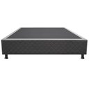 Ver imagem 5 de Base Box para Cama Casal 138x188cm Liz S05 Suede Bordado Cinza - Mpozenato
