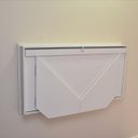 Ver imagem 6 de Mesa Home Office Escrivaninha Retrátil Branco
