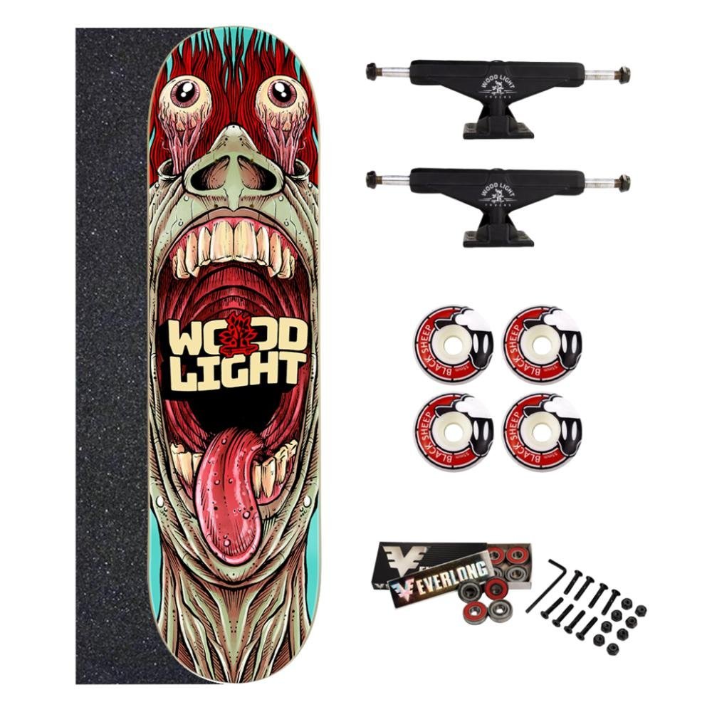 Skate Amador Wood Light O Grito Azul