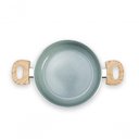 Ver imagem 5 de Jogo de Panelas Antiaderentes 6 Peças Indução Ceramic Life Botanika Brinox - Verde Verde