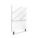 Ver imagem 3 de Cabeceira Estofada Queen Cristal 90cm Suede Branco