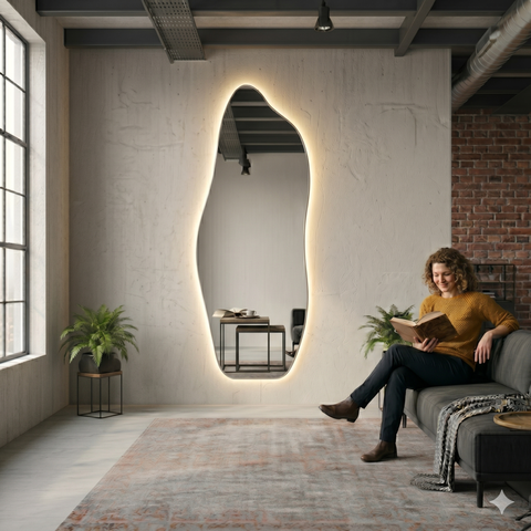Espelho Palawan - Linha Polido - com LED - 200x100