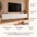 Ver imagem 3 de Rack para TV até 75 Polegadas com 8 Portas Suspenso 247cm Multimóveis MP1911 Branco