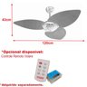 Ventilador De Teto Luxo 3 Pás Rádica Imbuia Office Dunamis 127v Volare - 4