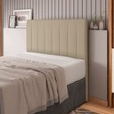 Ver imagem 7 de Cabeceira Cama Box Casal King Size Ivana 193cm Sintético Bege - Abmaza