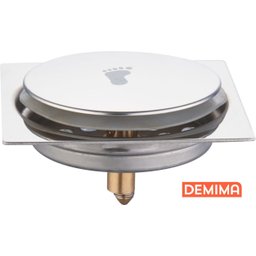 Ralo Click Inteligente 10x10 com Porta Grelhas em Inox Demima - 5