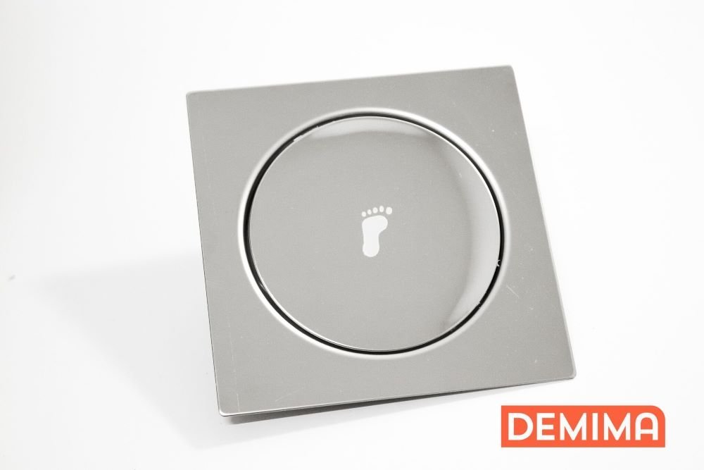 Ralo Click Inteligente 10x10 com Porta Grelhas em Inox Demima - 3